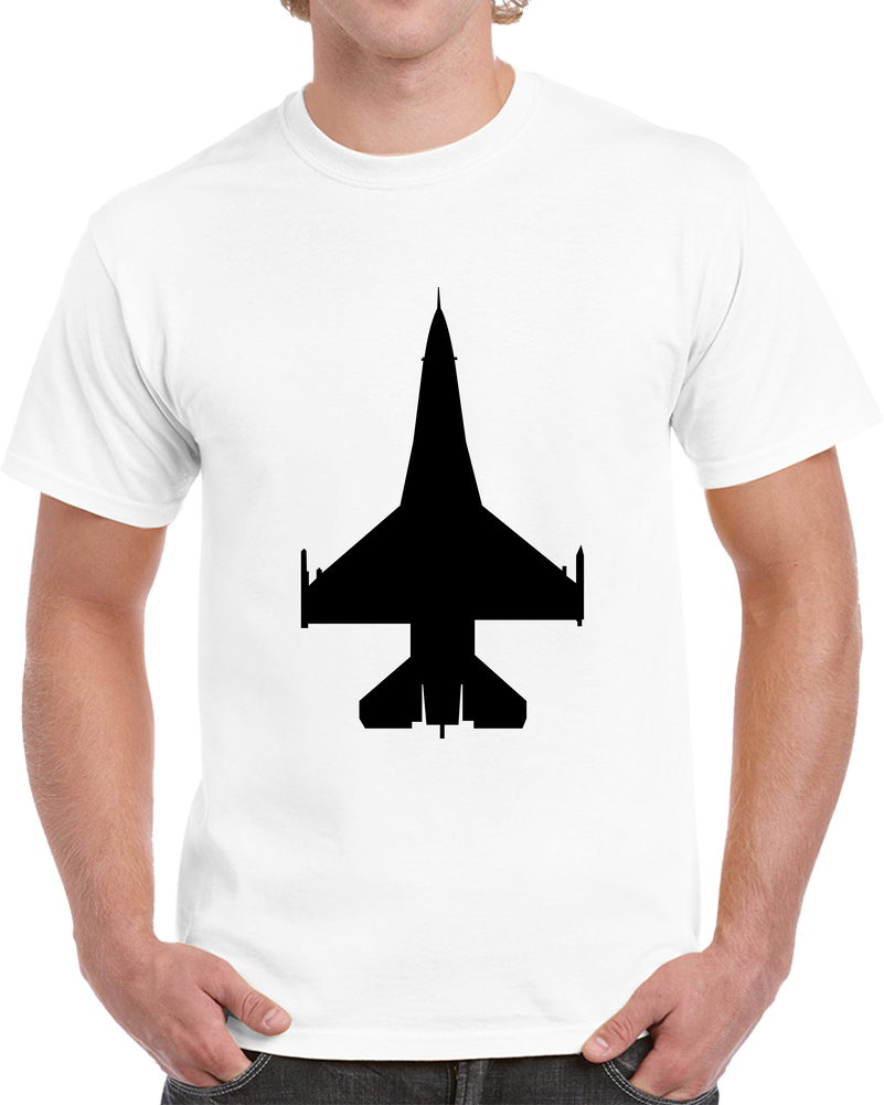 Aircraft - F-16 -top - Black Wo Txt X 300 T Shirt