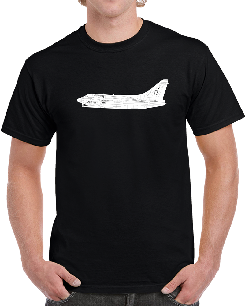 Aircraft - Navy - A-7B Corsair II - Side - LA X 300 T Shirt