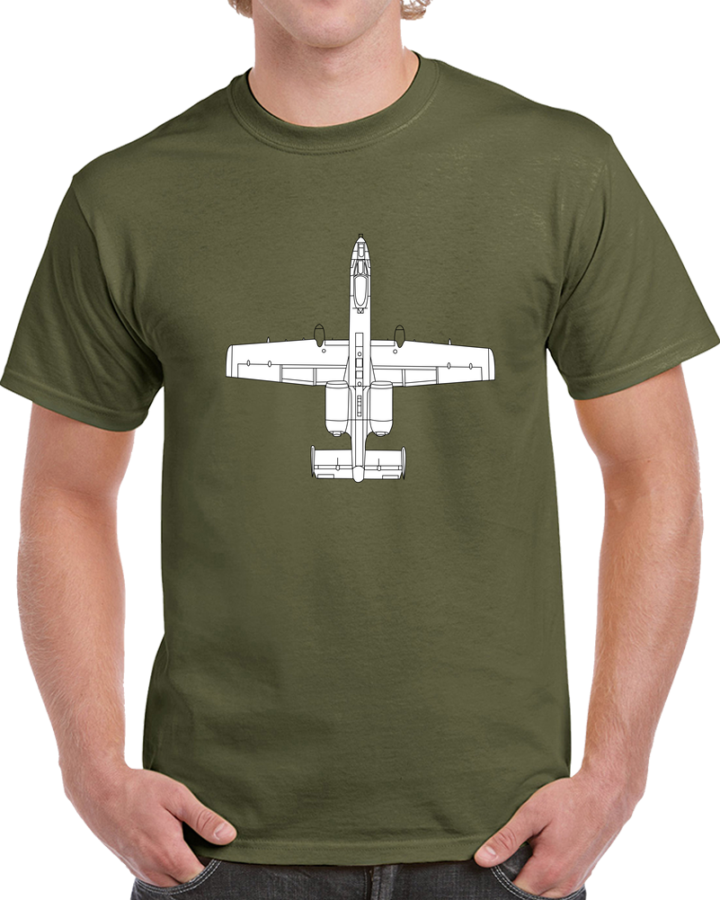 Aircraft - USAF - A-10 Thunderbolt II - Top - LA X 300 T Shirt