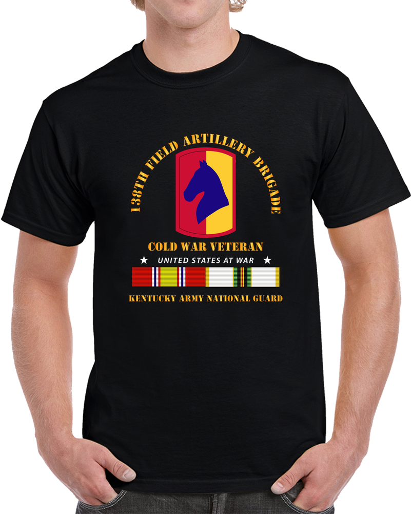 Army -  138th FA Bde - Cold War Vet  KYARNG W COLD SVC T Shirt