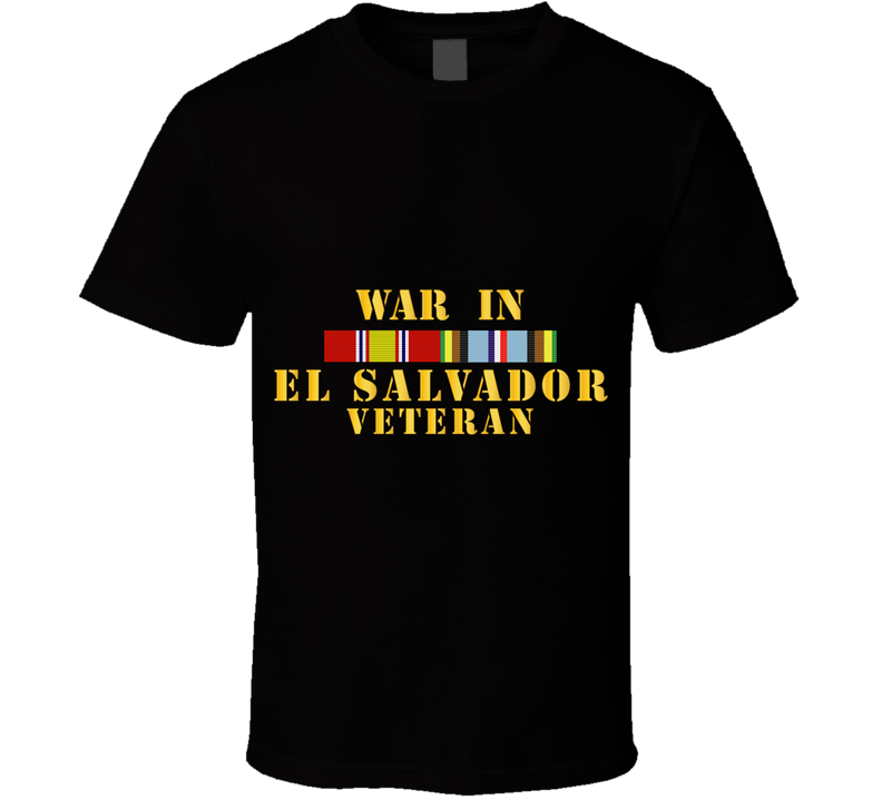 Army - El Salvadorian War Veteran W  EXP SVC T Shirt
