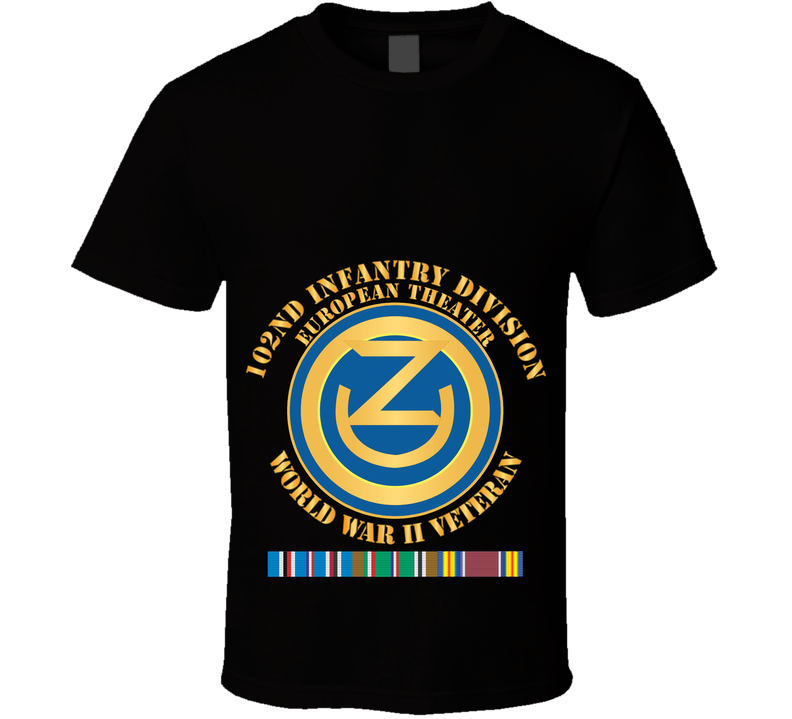 Army - 102nd Infantry Division - Europe - WWII - Wo Drop X 300 T Shirt