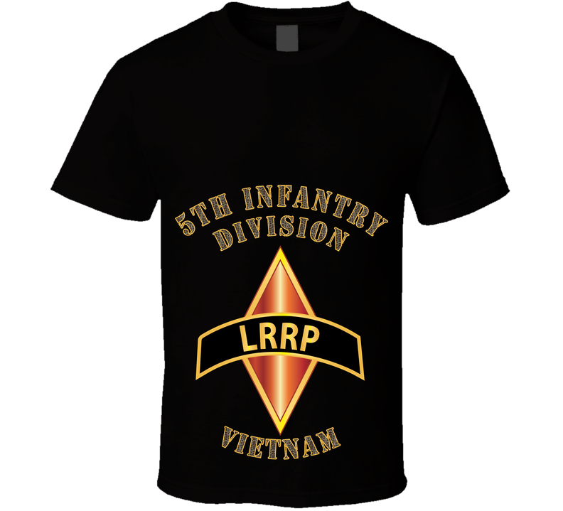 Emblem - 5th Infantry Division - LRRP - Vietnam X 300 T Shirt