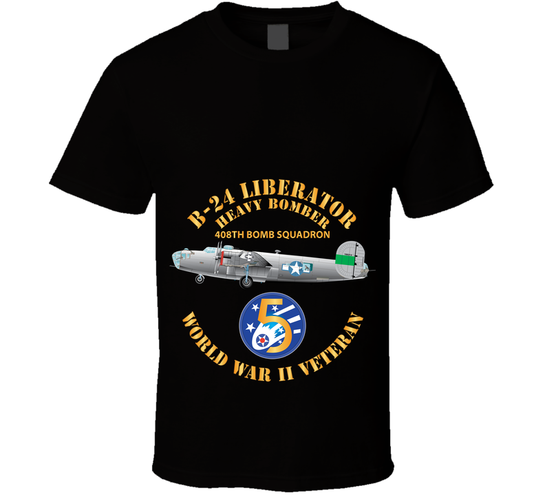 AAC - 22BG - 408th BS - B-24 - 5th AF X 300 T Shirt