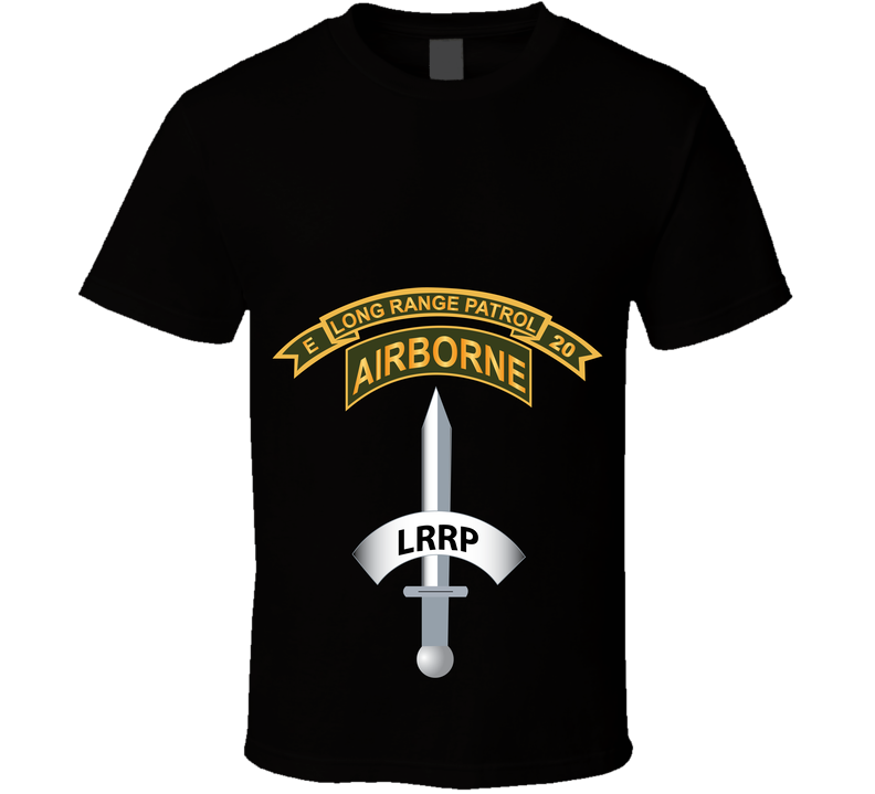 SOF - Vietnam - Co E 20th Inf LRRP - Badge X 300 T Shirt