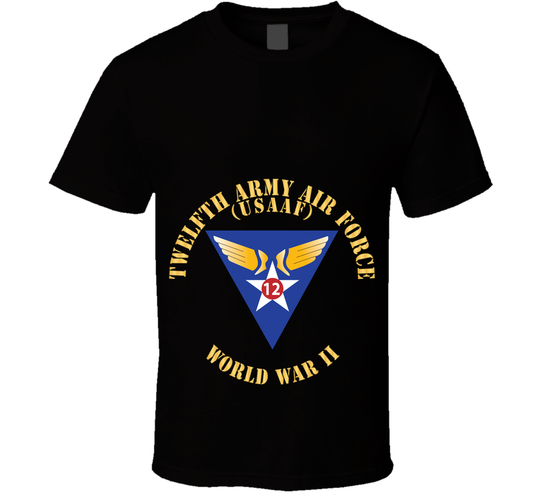 SSI - AAC - 12th Air Force - WWII - USAAF X 300 T Shirt