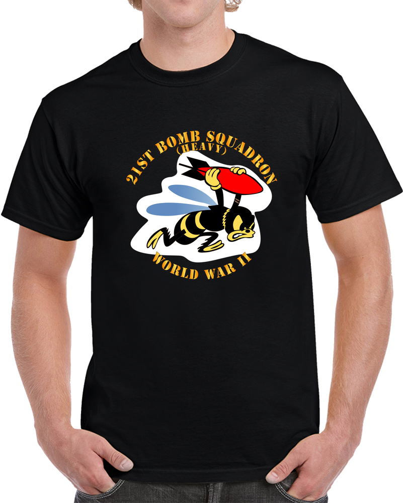 AAC - 21st Bomb Squadron - WWII T Shirt