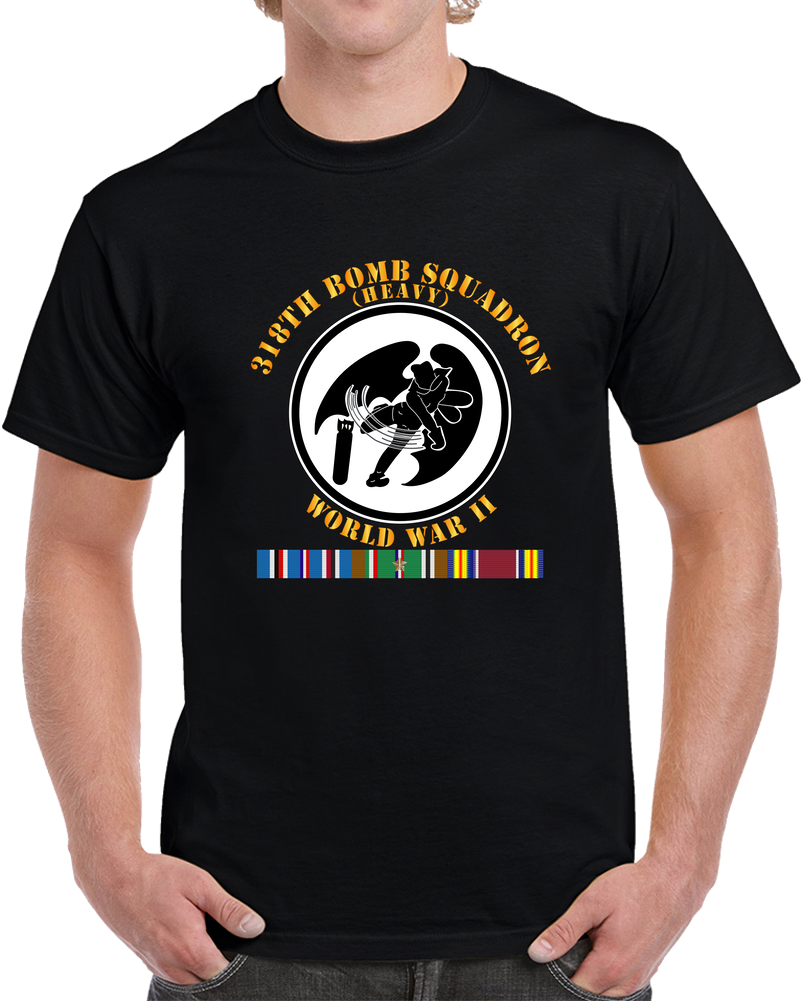 AAC - 318th Bomb Squadron - WWII W EUR SVC T Shirt