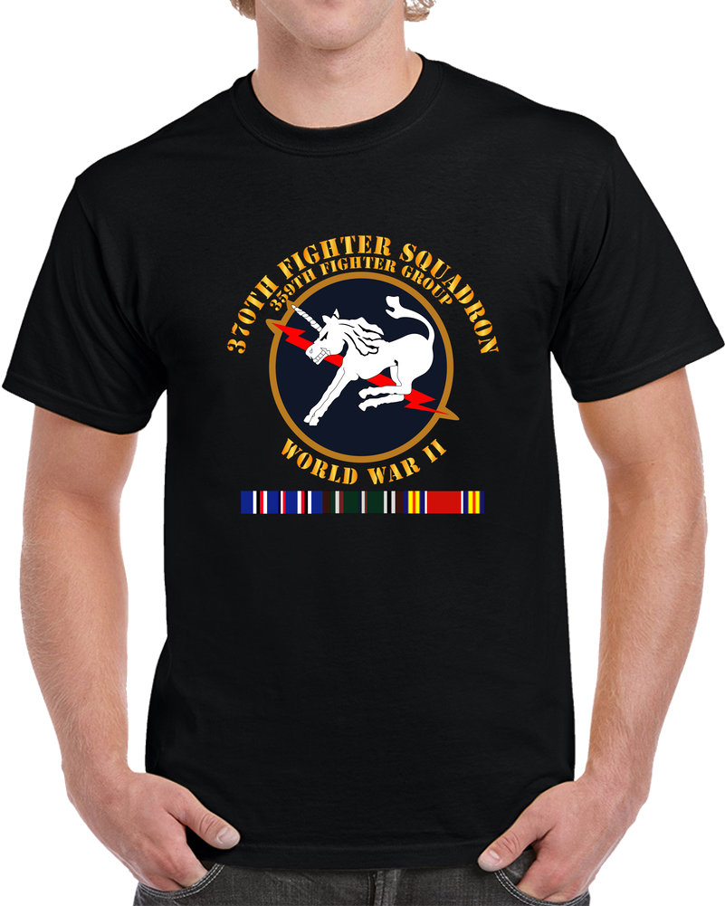 AAC - 370th Fighter Squadron - WWII w SVC T Shirt