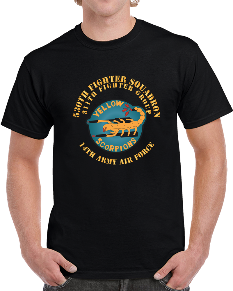 AAC - 530th Fighter Squadron 311th Fighter Group 14th Army Air Force X 300 T Shirt