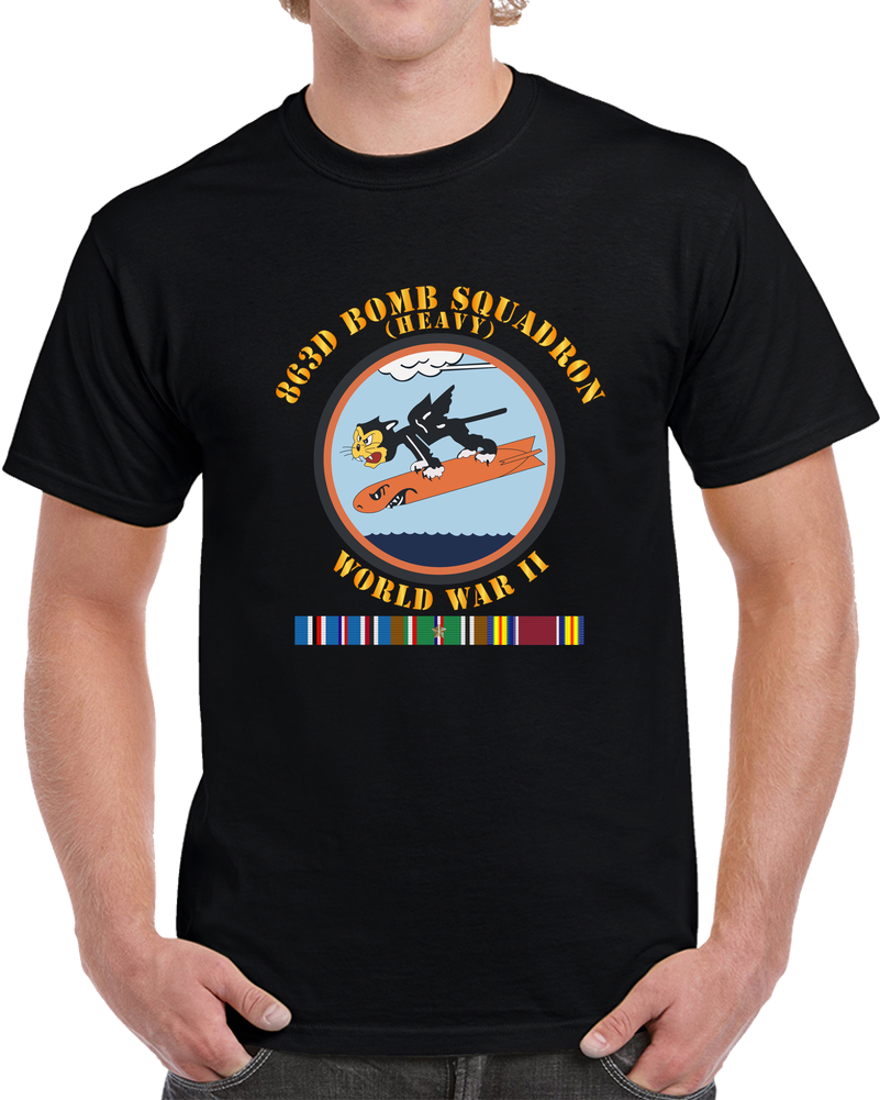 AAC - 863d Bomb Squadron - WWII W EUR SVC T Shirt