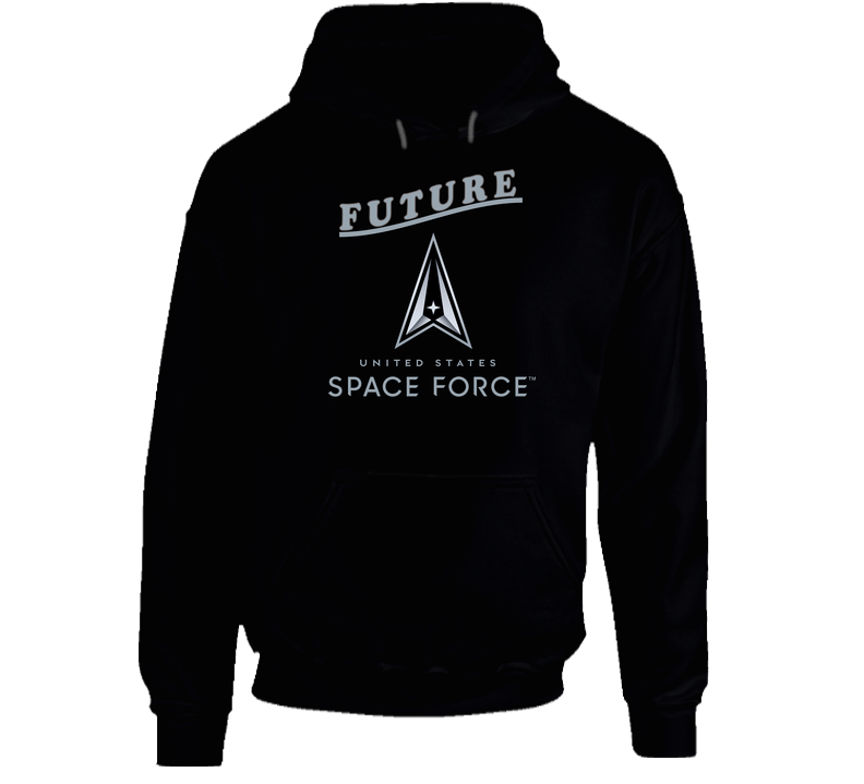 Future Space Force Logo Vertical X 300 Hoodie
