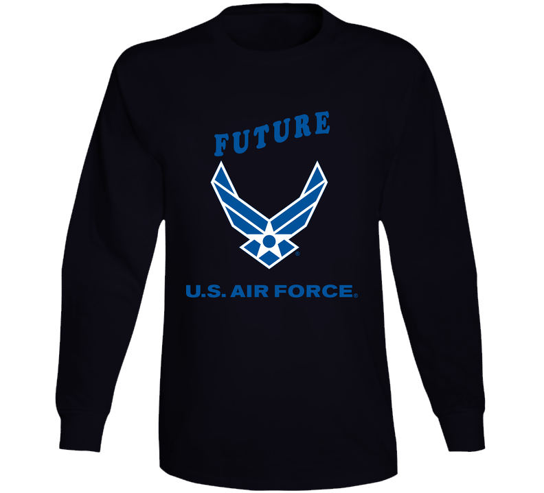 USAF Logo, TM Txt - U S Air Force - Future X 300 Long Sleeve T Shirt