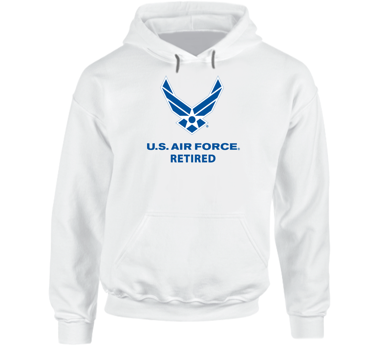 USAF Logo, TM Txt - U S Air Force - Retired X 300 Hoodie