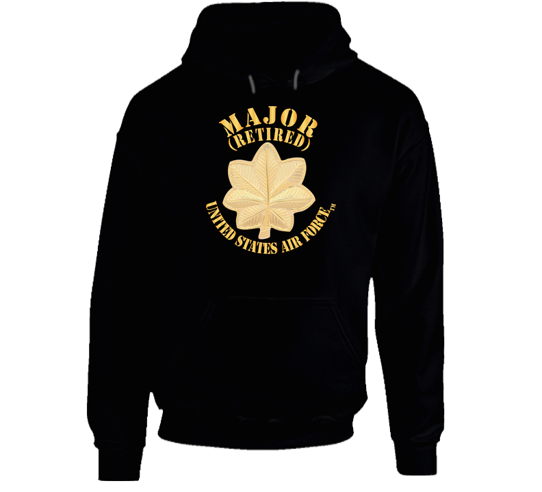 USAF - Major - Retired X 300 Hoodie
