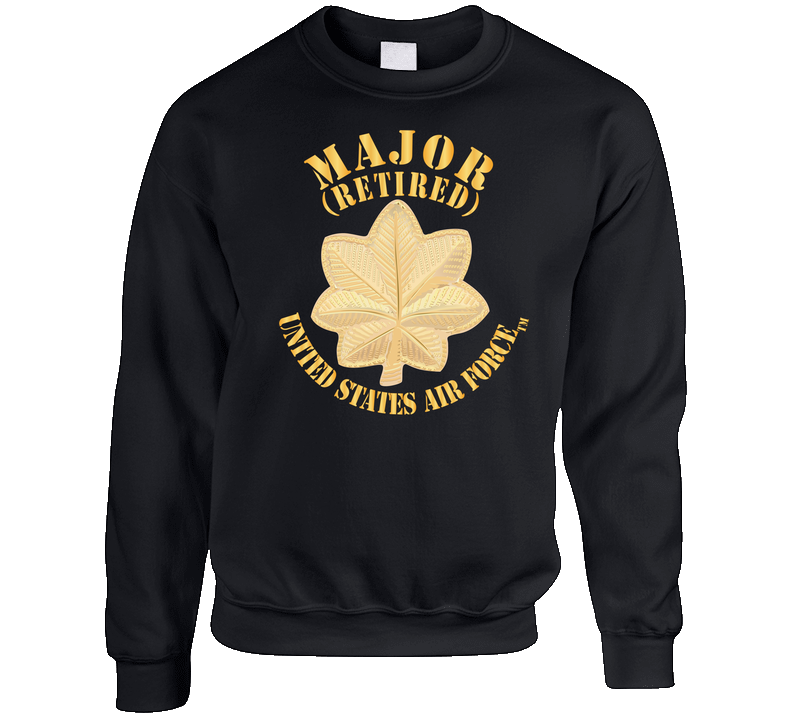 USAF - Major - Retired X 300 Crewneck Sweatshirt