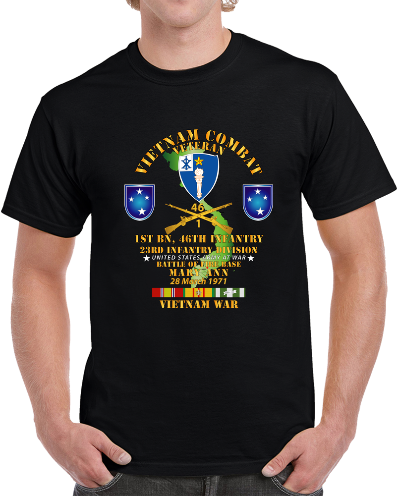 Army - Battle For FSB Mary Ann W VN SVC T Shirt