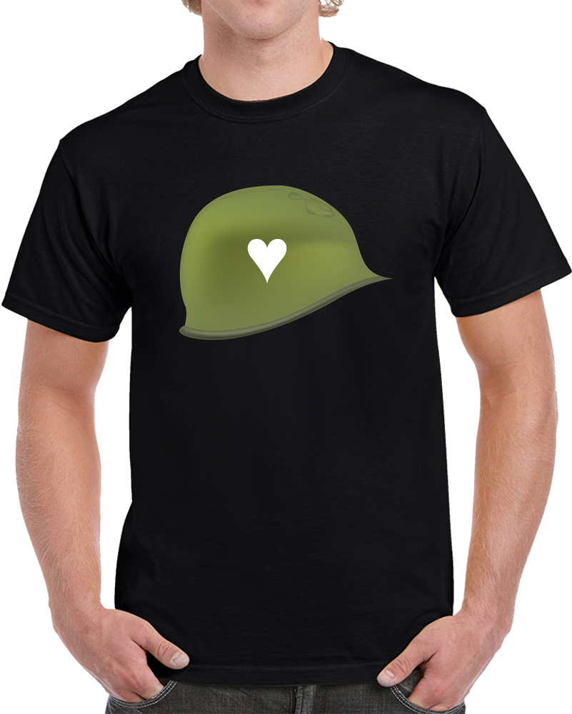 Army  - 502nd PIR 101st  Helmet  Wo Txt T Shirt