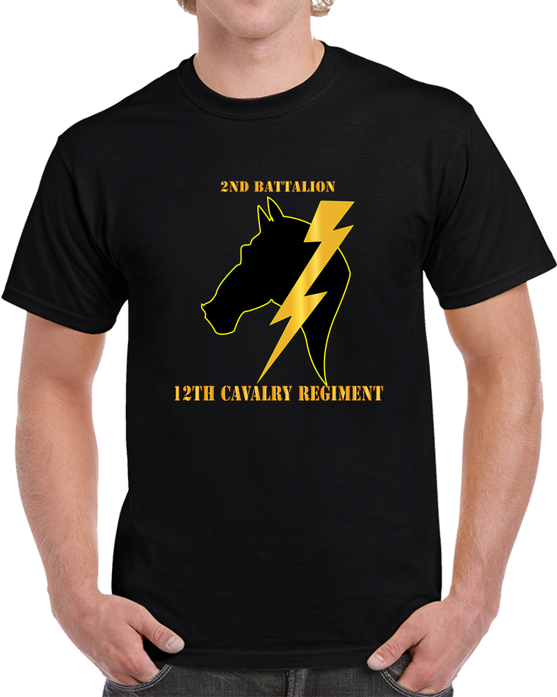 Army - 2nd Battalion 12 Cavalry Regiment T Shirt