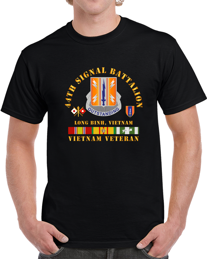Army - 44th Signal Bn 1st Signal Bde W VN SVC Wo Rank-date T Shirt