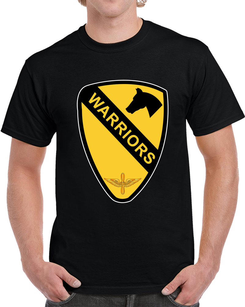 Army - 1st Air Cavalry Brigade - Warriors - 1st Cav Div Wo Txt T Shirt