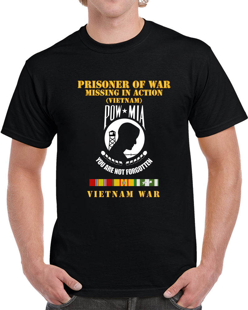 Army - POW - MIA - Vietnam W  VN SVC T Shirt