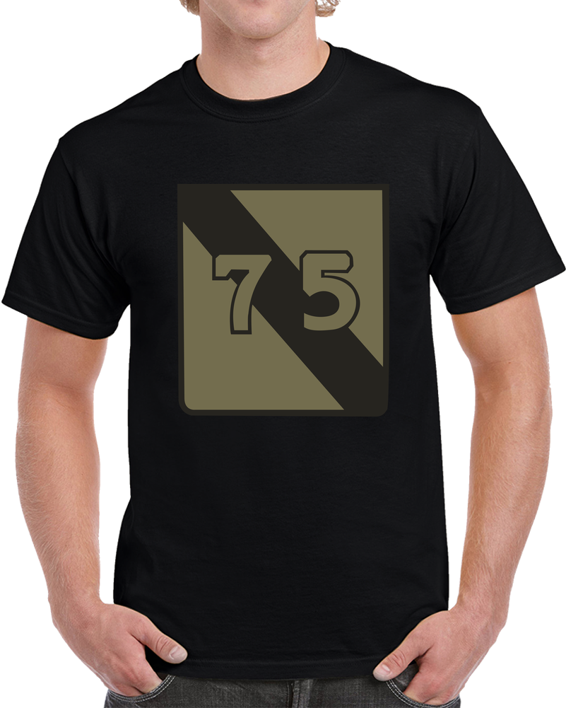 Army - SSI - 75th Infantry Division - Subdued X 300 T Shirt