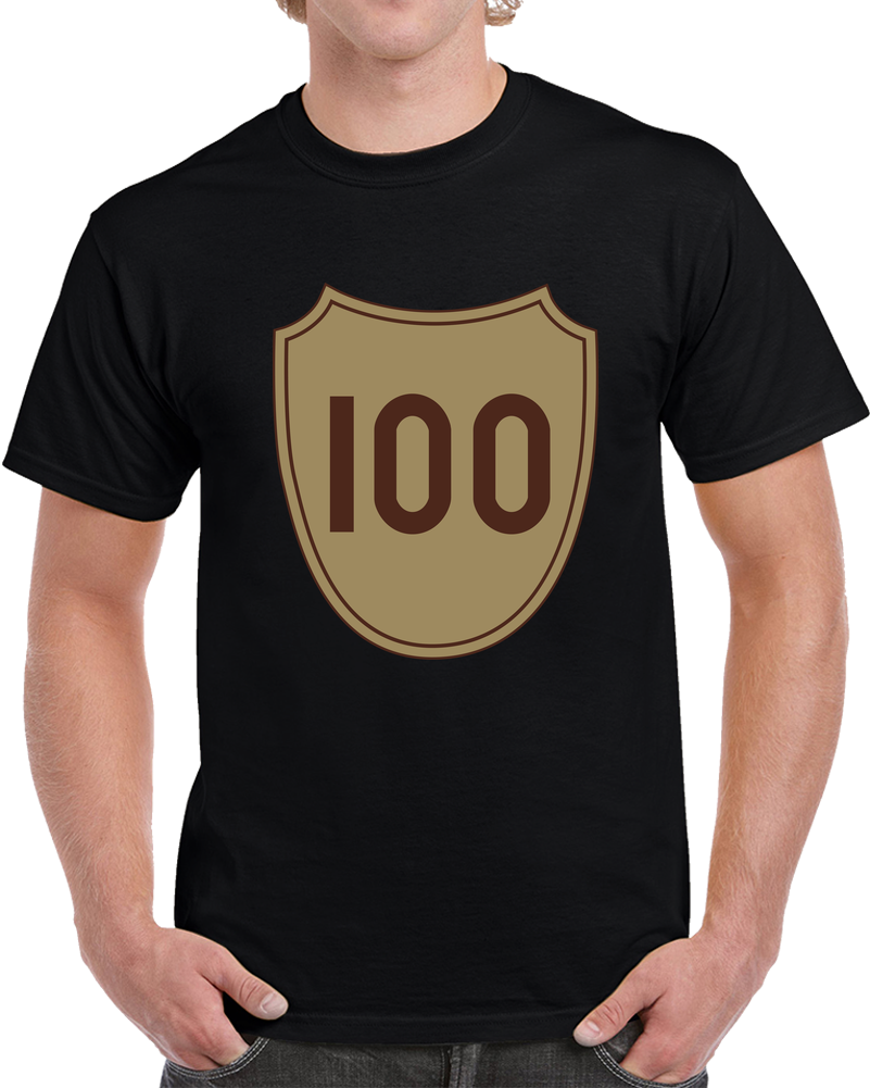 Army - SSI - 100th Infantry Division - Subdued Desert X 300 T Shirt