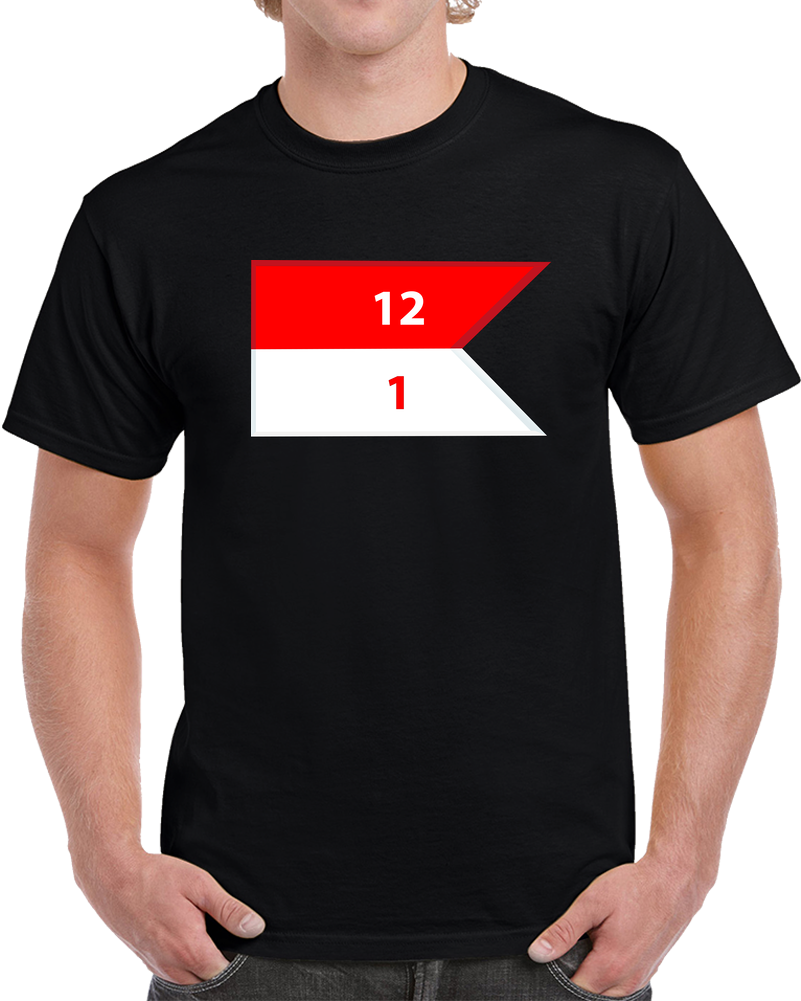 Army - 1st Squadron, 12th Cavalry Guidon V1 X 300 T Shirt