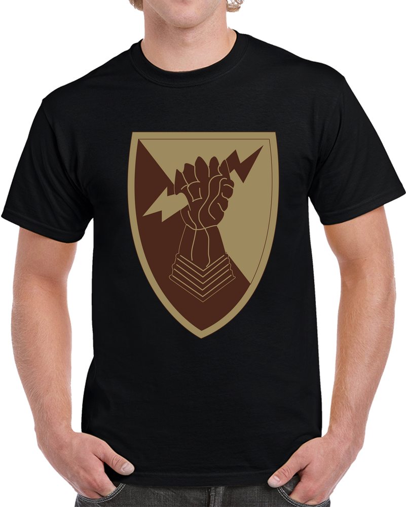 Army - SSI - 38th Air Defense Artillery Brigade - Subdued Desert X 300 T Shirt