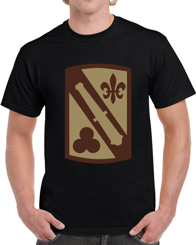 Army - SSI - 42nd Field Artillery Brigade - Subdued Desert X 300 T Shirt
