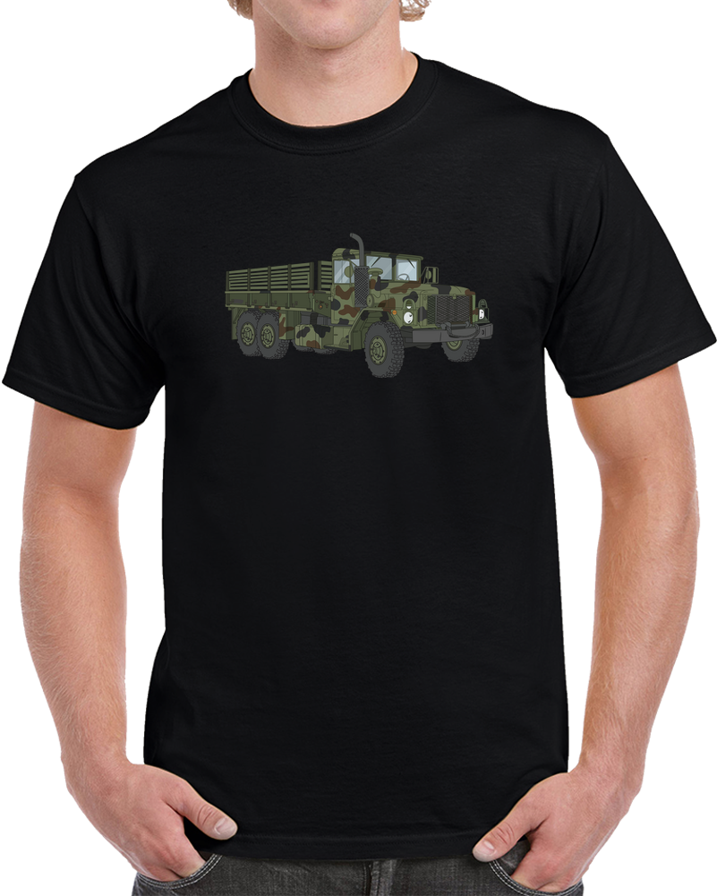 M44A3 Series Truck - Camo - Front Left Wo Txt X 300 T Shirt