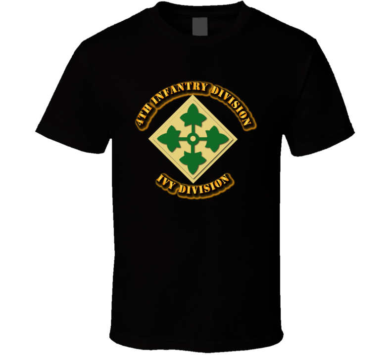 4th Infantry Division - Ivy Division T Shirt