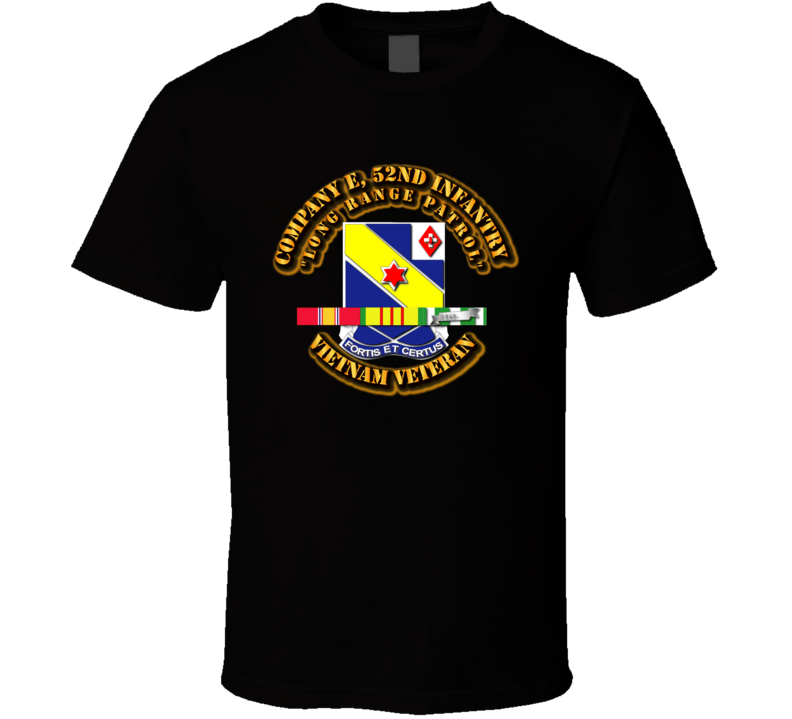 Company E, 52nd Infantry w SVC Ribbon T Shirt