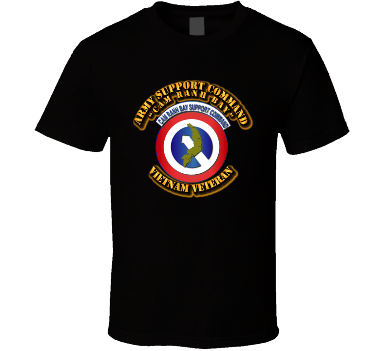 U.S. Army Support - Cam Ranh Bay w OUT SVC Ribbon T Shirt