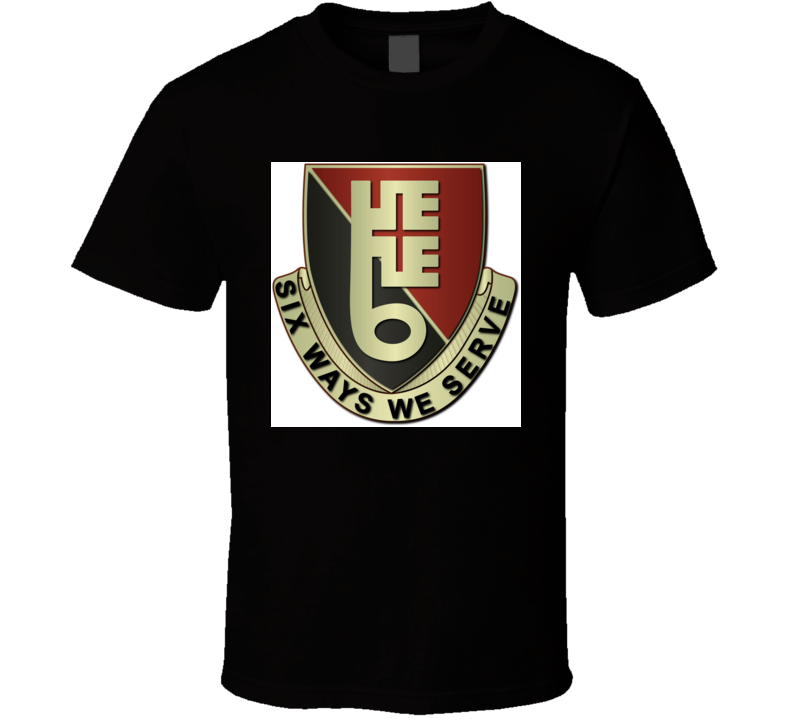 DUI - 6th Support Battalion No Text T Shirt