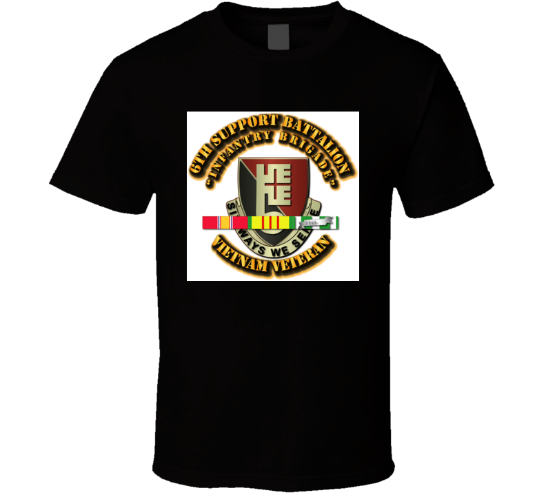 DUI - 6th Support Battalion w SVC Ribbon T Shirt