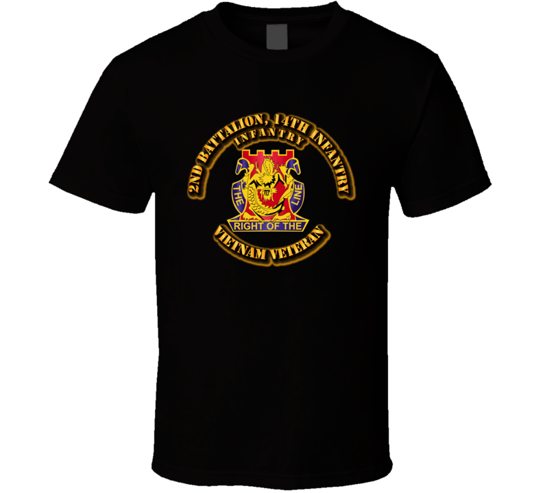 2nd Battalion, 14th Infantry (Infantry) without SVC Ribbon T Shirt