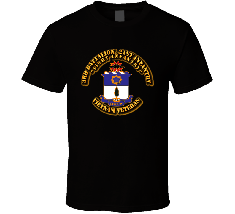 3rd Battalion, 21st Infantry (Light Infantry) w OUT SVC Ribbon T Shirt