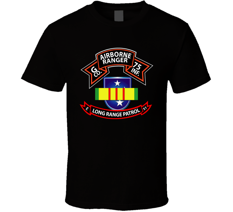 G Co 75th Ranger - 23rd ID VN Ribbon - LRSD T Shirt