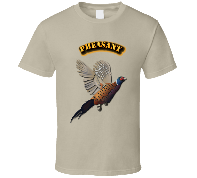 Pheasant with Text T Shirt