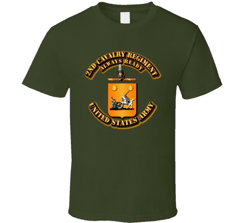 COA - 2nd Cavalry Regiment T Shirt