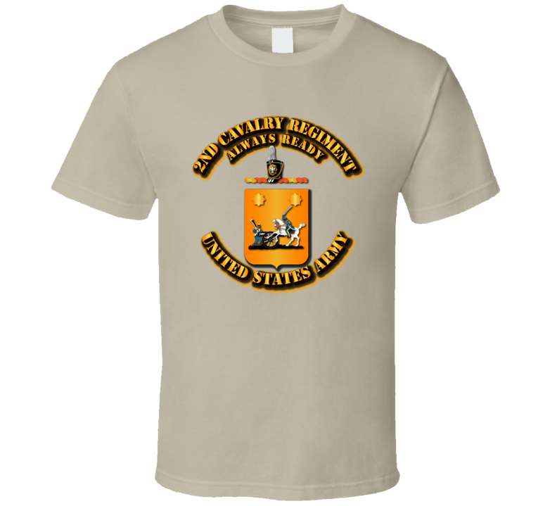 COA - 2nd Cavalry Regiment T Shirt