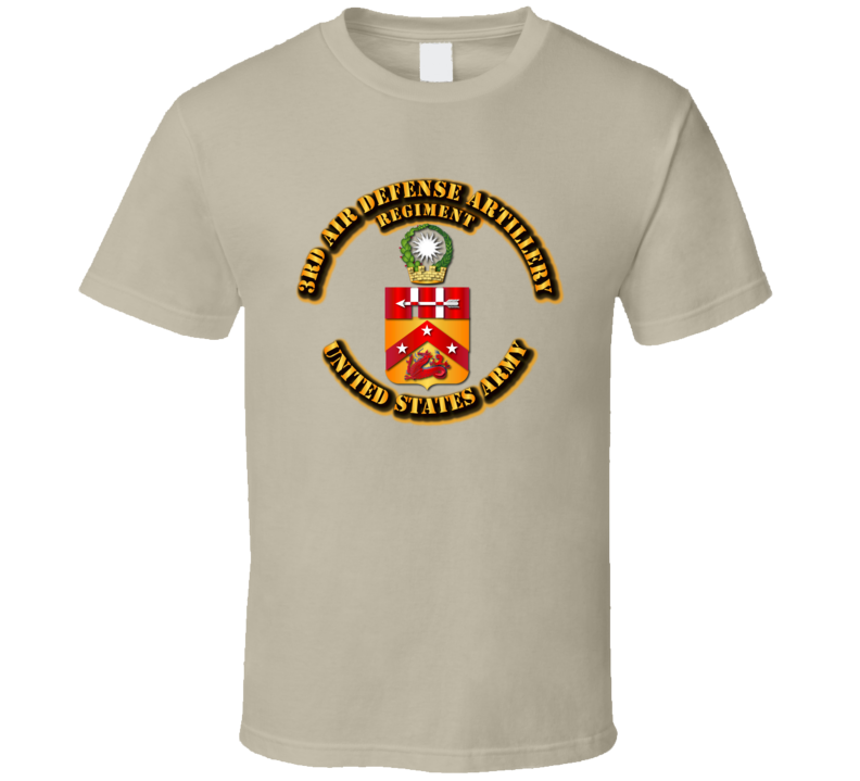COA - 3rd Air Defense Artillery Regiment T Shirt