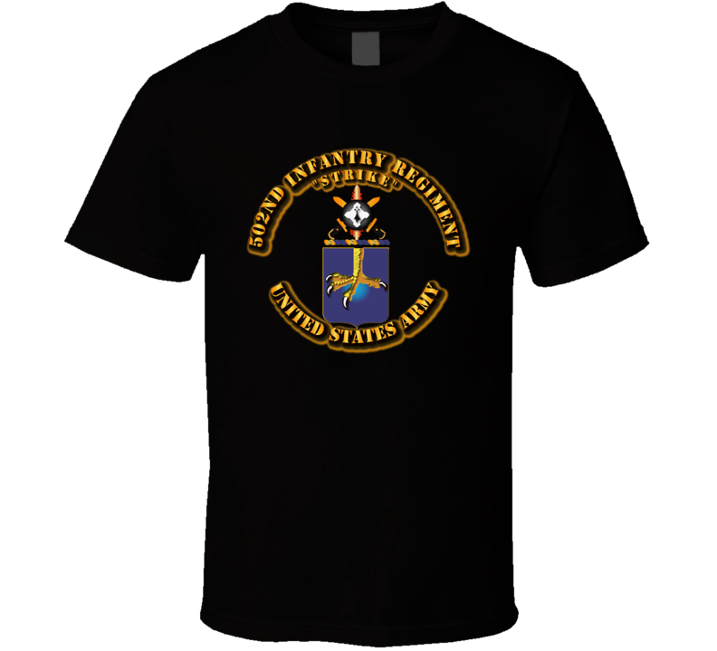COA - 502nd Infantry Regiment T Shirt
