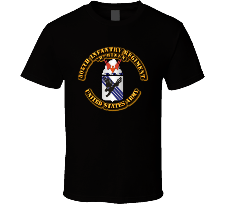 COA - Infantry - 505 Infantry Regiment w Txt T Shirt