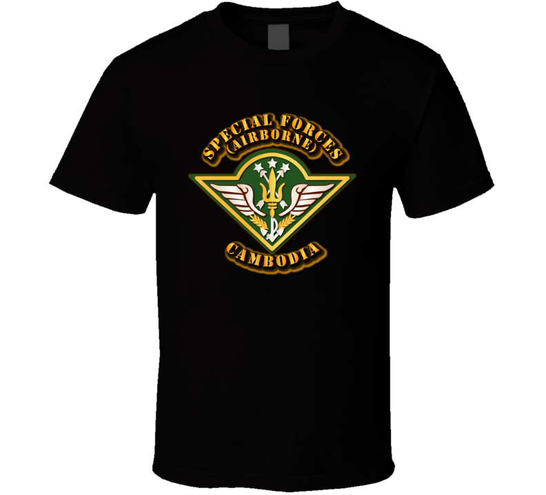 Cambodia - SPECIAL FORCES - Airborne T Shirt