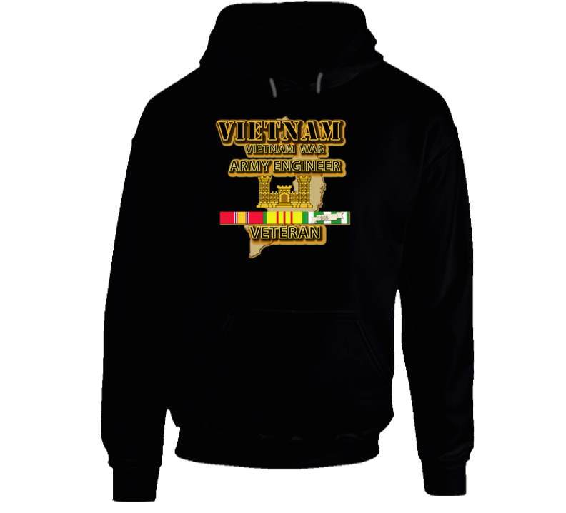 Vietnam War Veteran - Army Engineer Hoodie