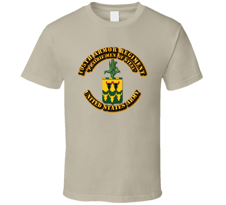 COA - 195th Armor Regiment T Shirt