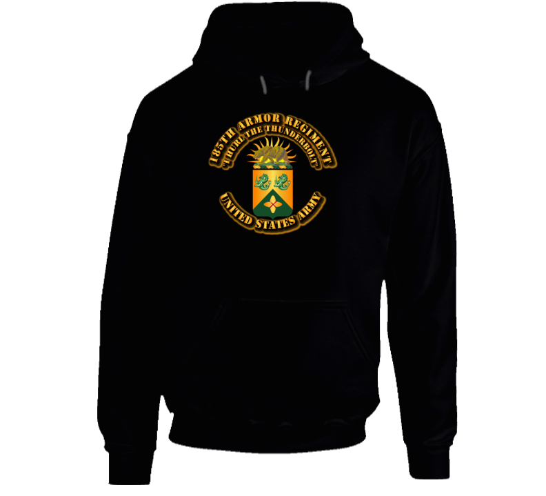 COA - 185th Armor Regiment Hoodie